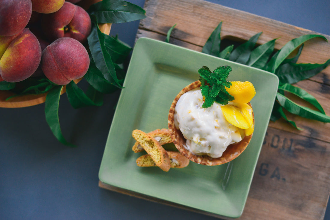 PEARSON'S OLD FASHIONED PEACH ICE CREAM