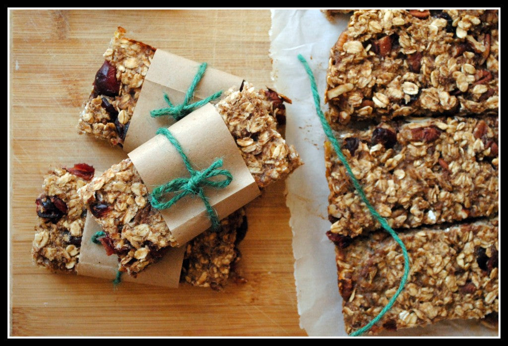 Easy Granola Bars Recipe with Cranberries and Nuts