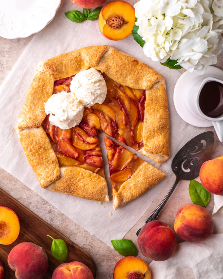 PEACH VANILLA BEAN GALLETTE