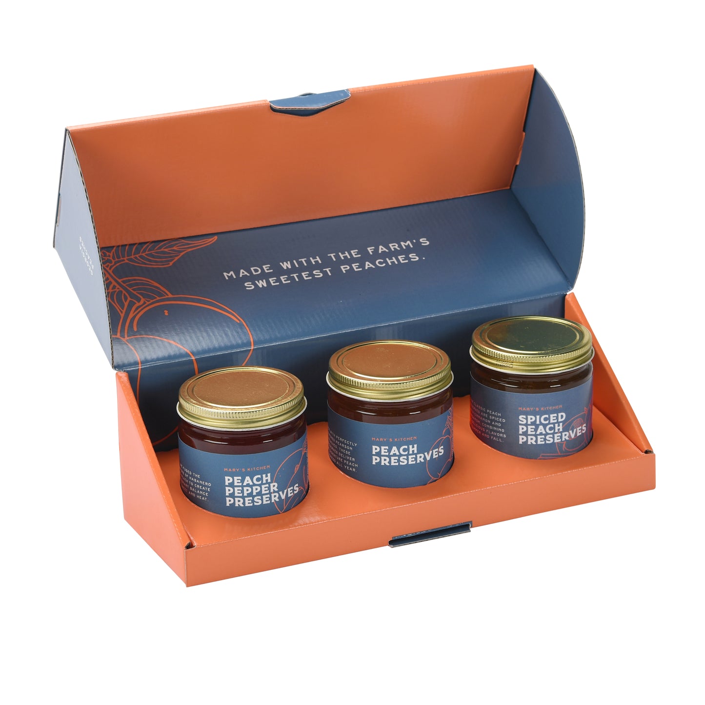 Peach Preserves Trio*