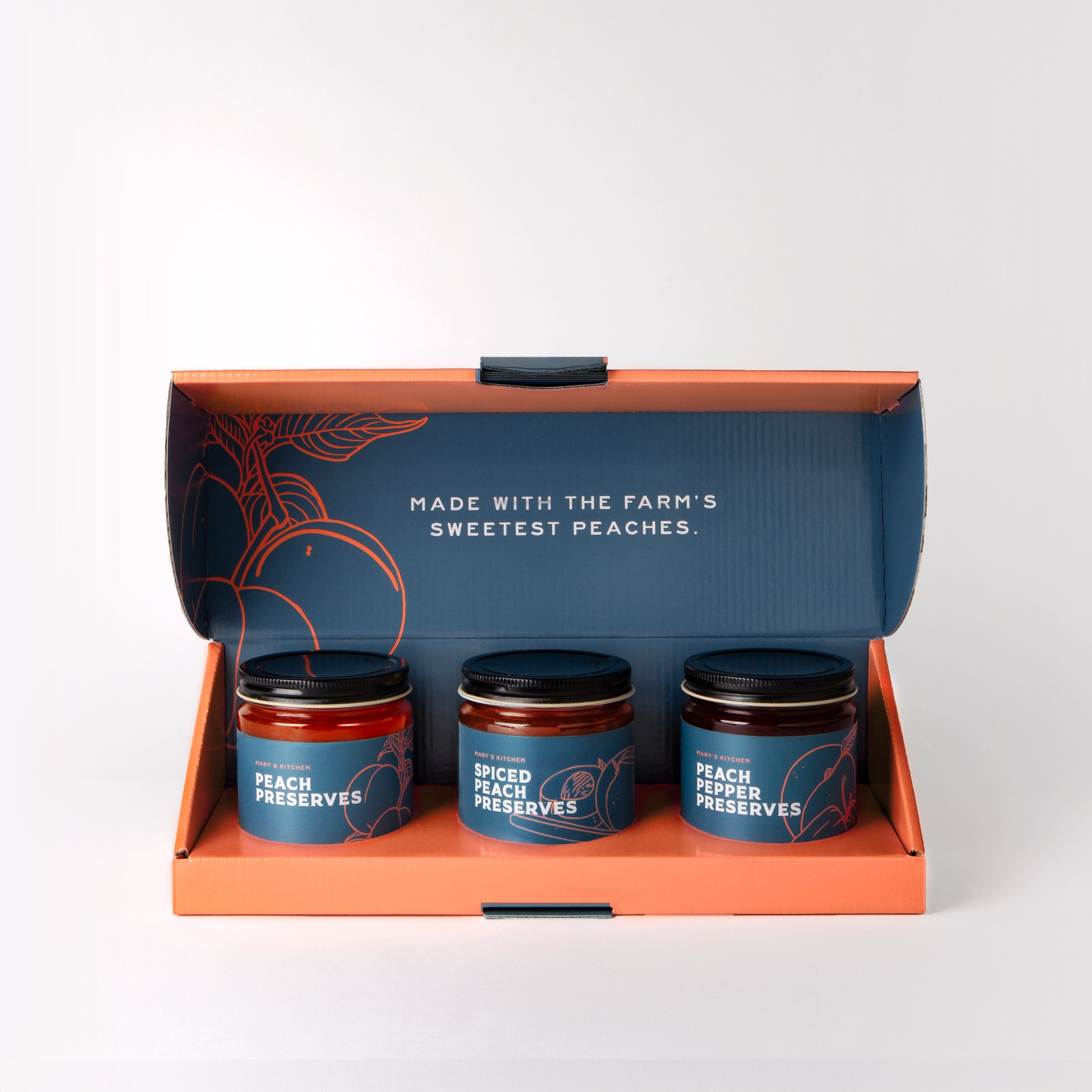 Peach Preserves Trio