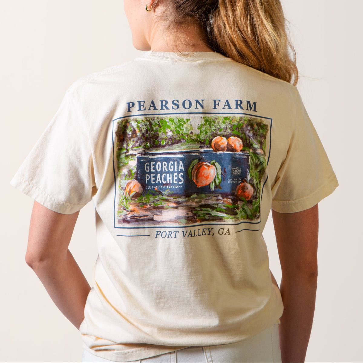 Pearson Farm x GA Golf Co Peach Crate Tee