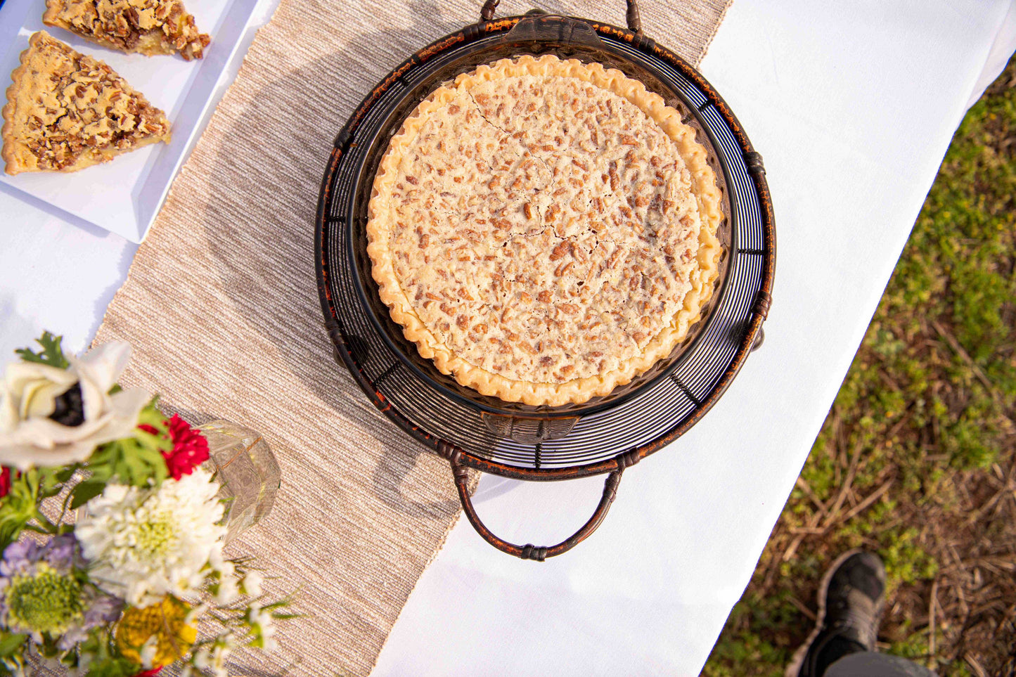Custard Pecan Pie