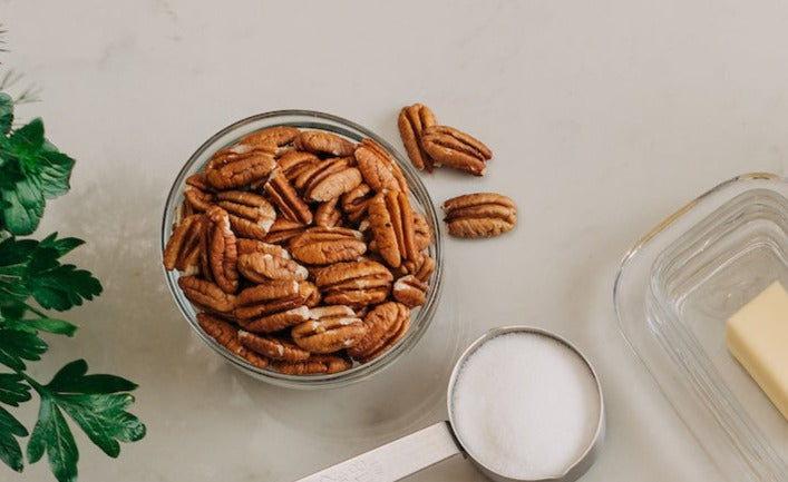 Pecans in a bowl