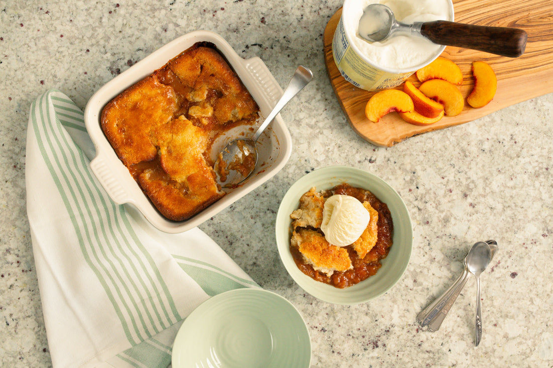 Easy Peach Cobbler
