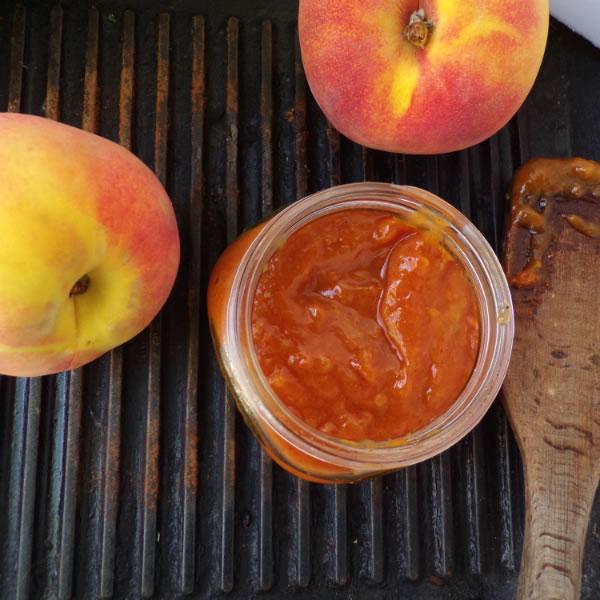 Roasted Peach BBQ Sauce