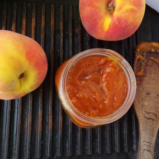 ROASTED PEACH BBQ SAUCE