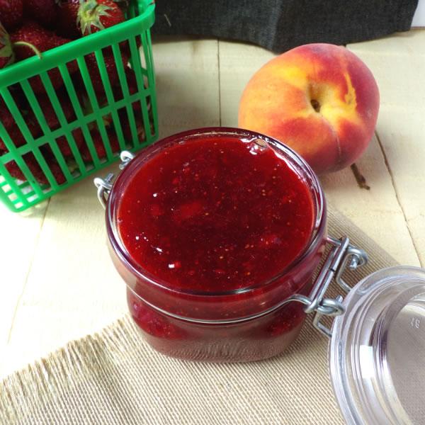 PEACH-STRAWBERRY JAM