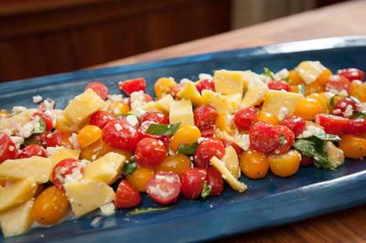 PEACH, TOMATO AND FETA SALAD