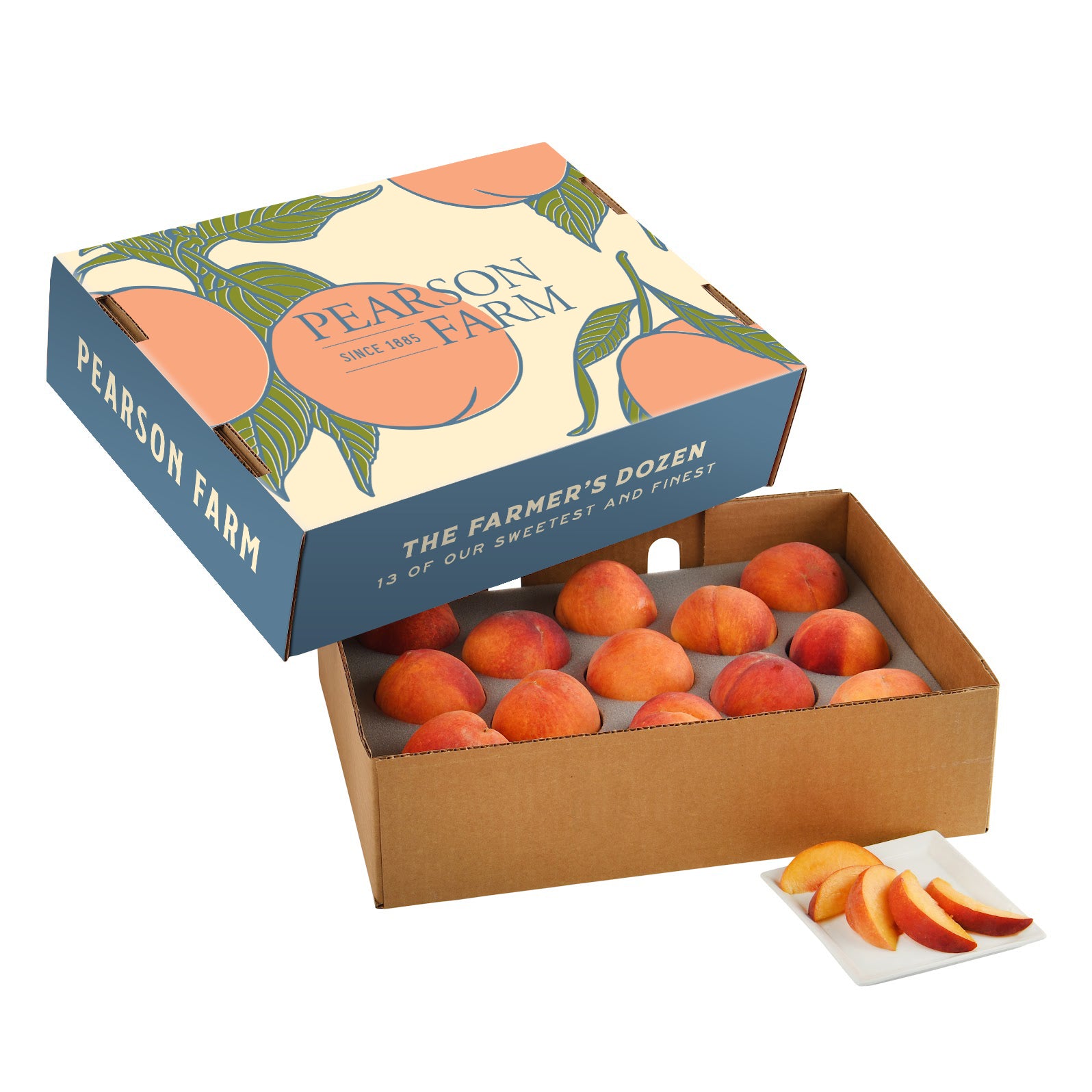 The Farmer's Dozen Peach Box – Pearson Farm