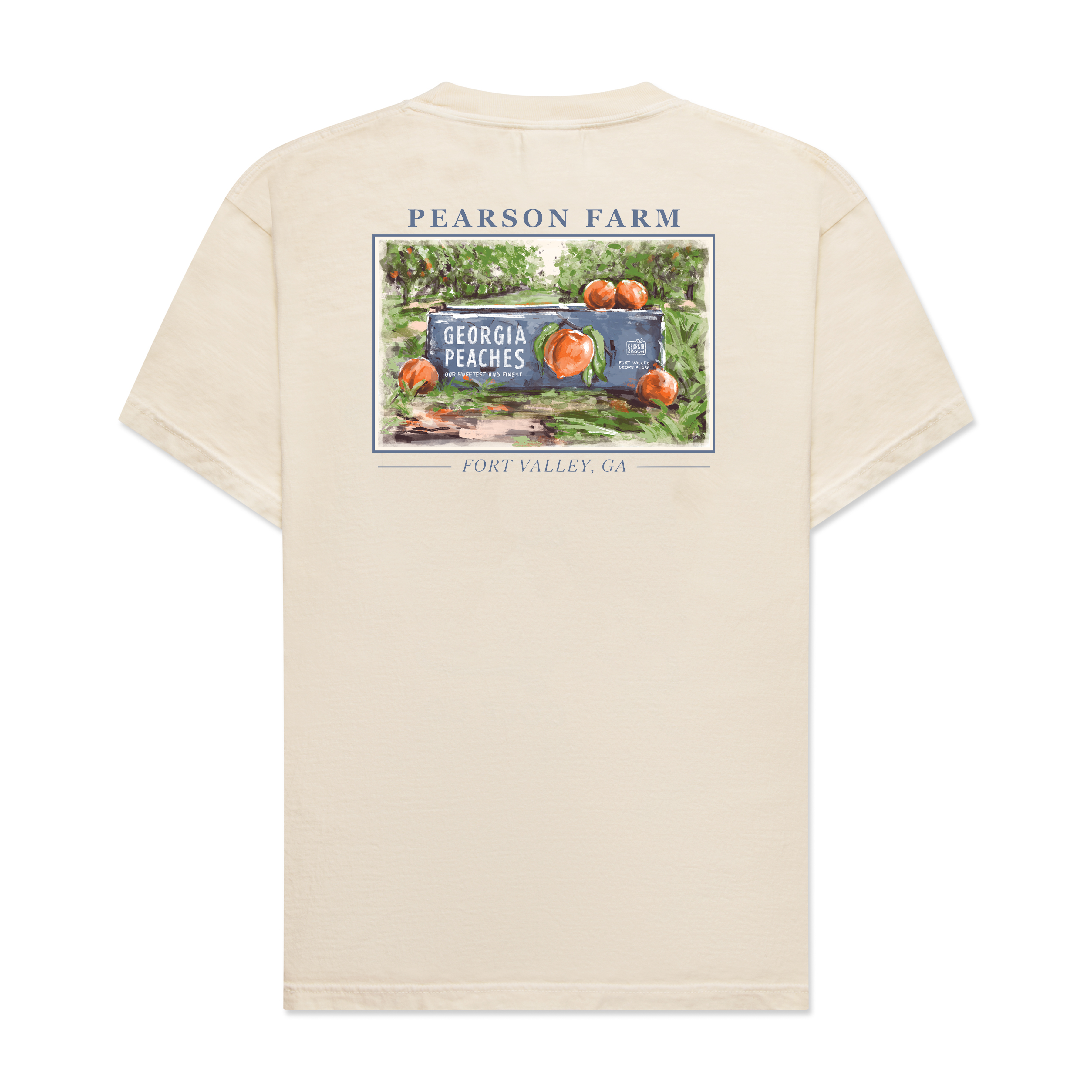 Pearson Farm x GA Golf Co Peach Crate Tee