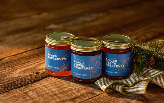 Peach Preserves Trio