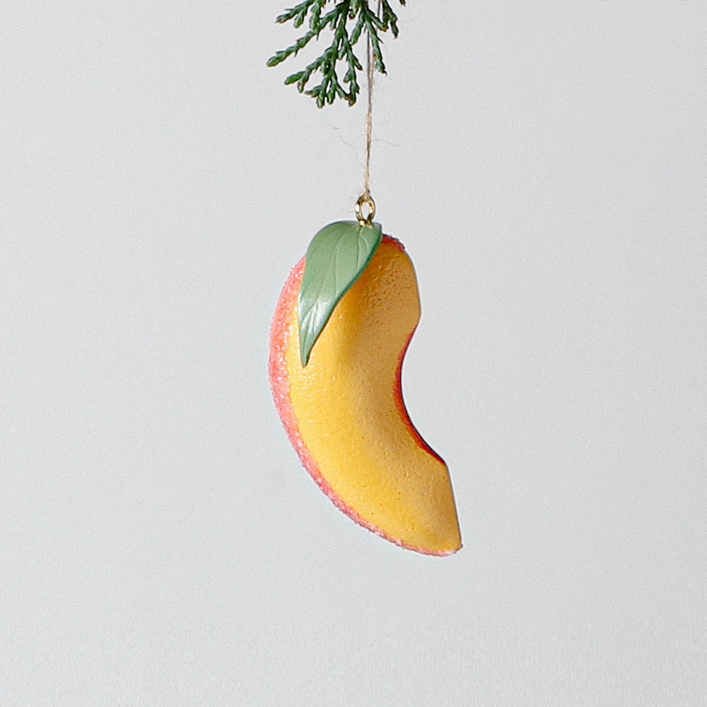 Peach Christmas Ornament