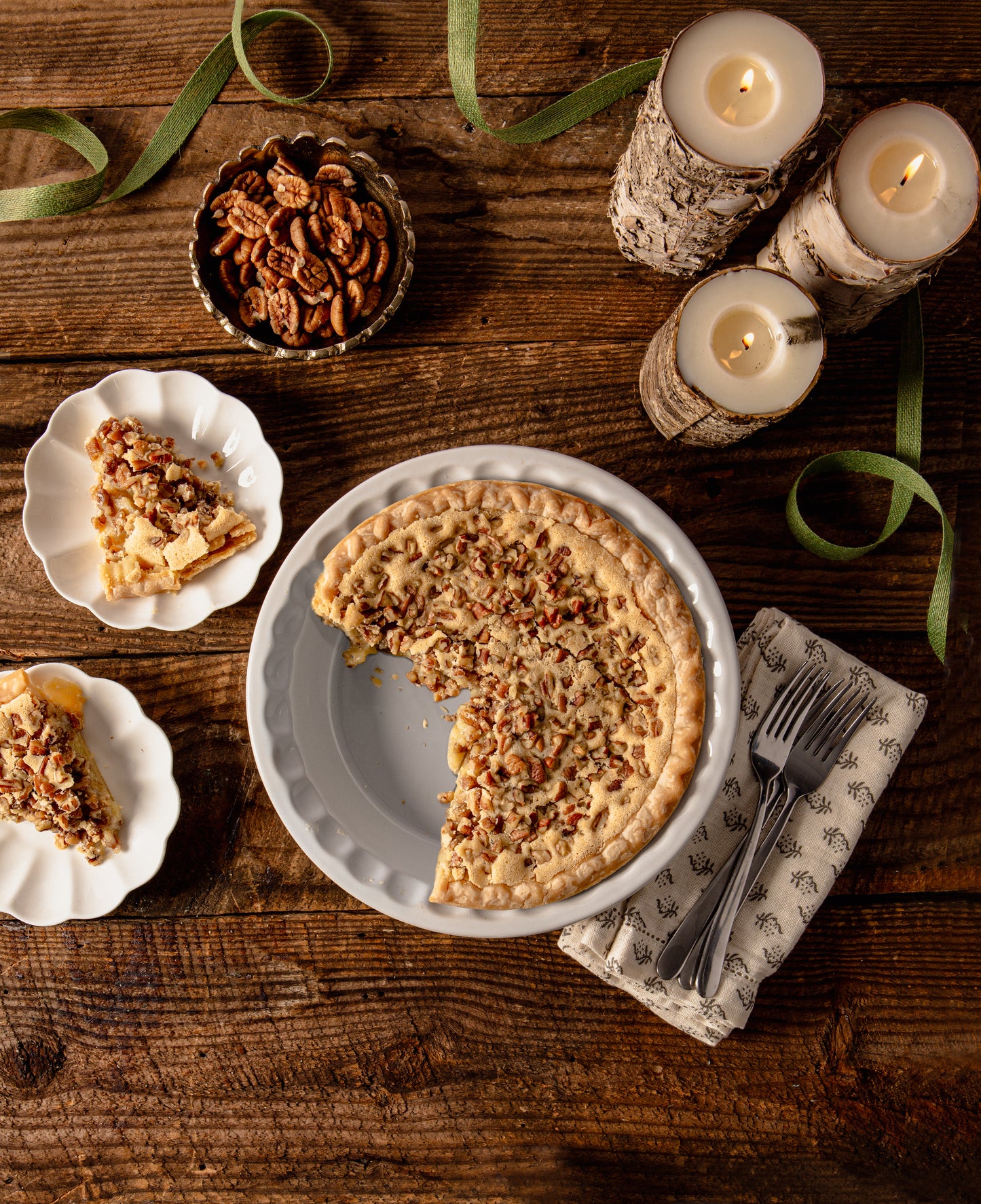 Custard Pecan Pie