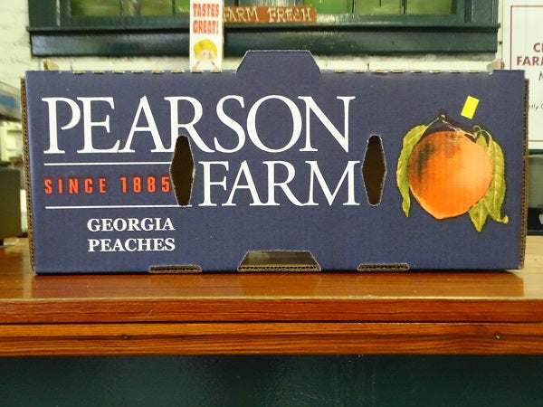 Box of Fresh Peaches