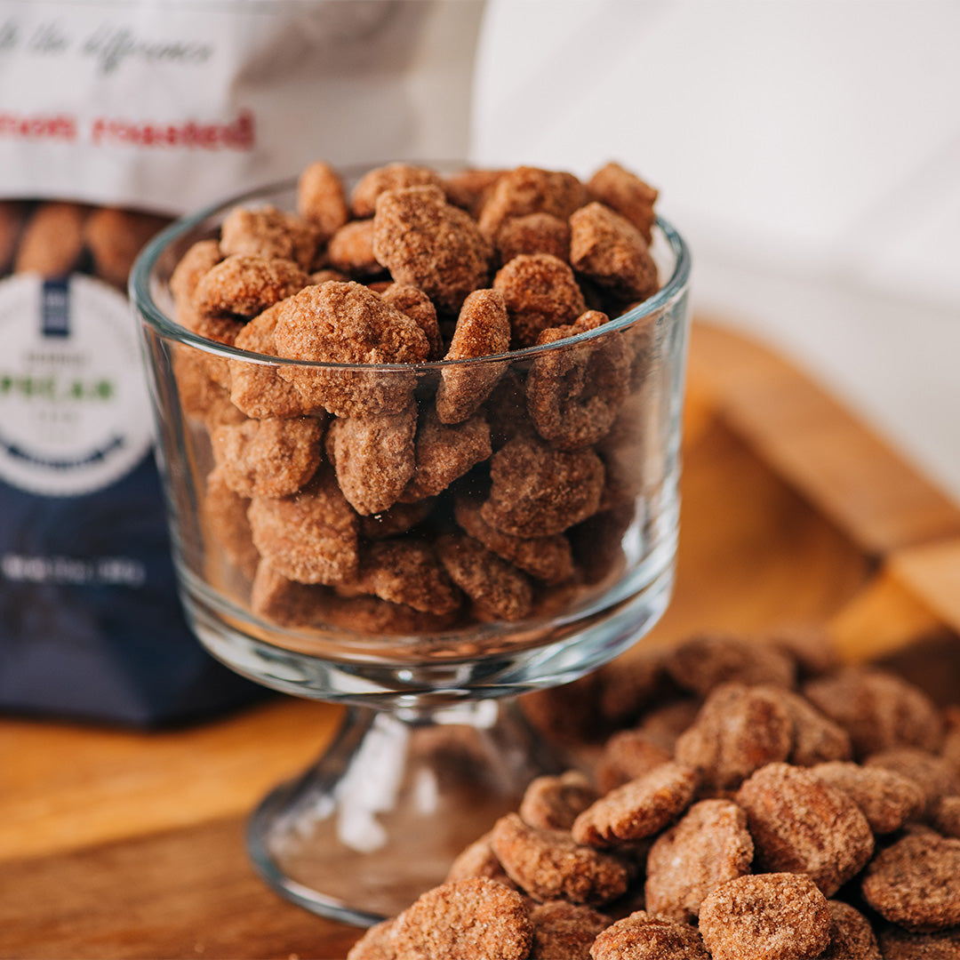 Try our Cinnamon Roasted pecans